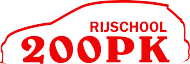 Rijschool 200PK Logo